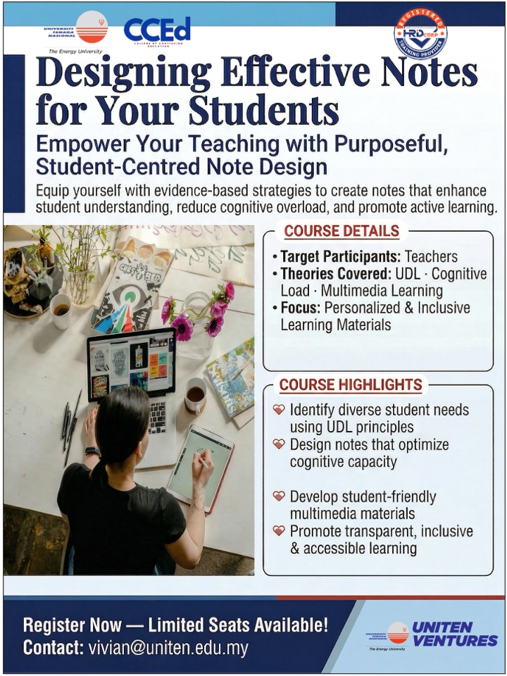 Designing Course Notes Designing Effective Notes for Your Students | UNITEN